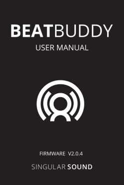 BeatBuddy Manual