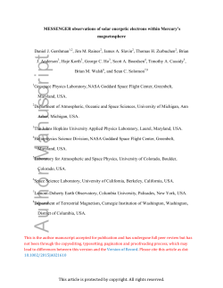 MESSENGER observations of solar energetic electrons
