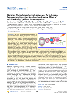 Signal-on Photoelectrochemical Aptasensor for Adenosine