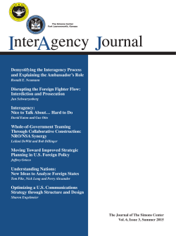 IAJ 6-3 (Summer 2015) - Arthur D. Simons Center