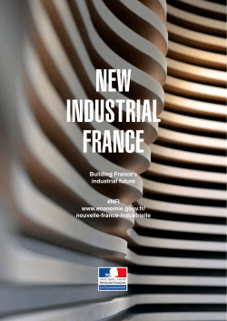 Building France`s industrial future #NFI www.economie.gouv.fr
