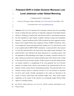 3. Poleward Shift in LLJ