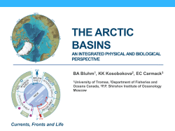 The Arctic Basins - Arctic Frontiers