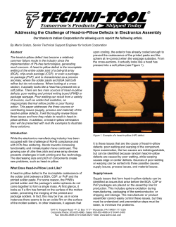 Addressing the Challenge of Head-in