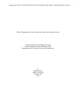 Effect of Repetition on False Memory for Same- and Cross