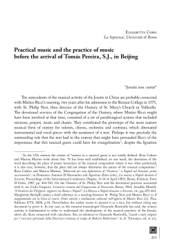 Practical music and the practice of music before