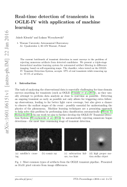 Real-time detection of transients in OGLE