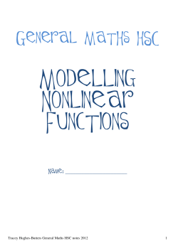 modelling_nonlinear relationships - general