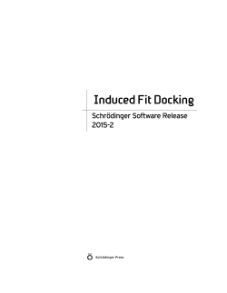 Induced Fit Docking
