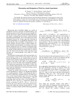 Fluctuation and Dissipation of Work in a Joule Experiment