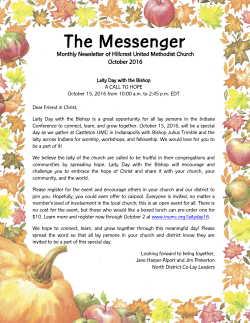 10-16 - Hillcrest United Methodist Church
