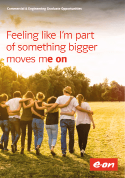 Feeling like I`m part of something bigger moves - EON-UK