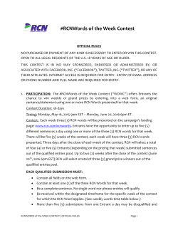 RCNWords of the Week Contest