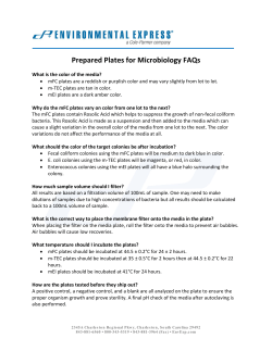 Prepared Plates for Microbiology FAQs
