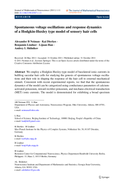 Spontaneous voltage oscillations and response dynamics of a