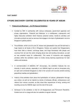 S`pore Discovery Centre International Friendship Day 2017 Special