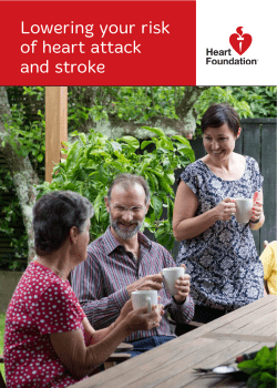 Lowering your risk of heart attack and stroke