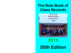 Class Book of World Records 2015
