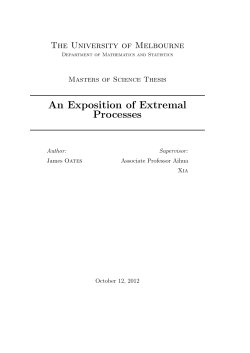 An Exposition of Extremal Processes