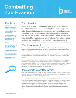 Printable Version  - Canadian Bankers Association