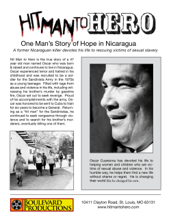One Man`s Story of Hope in Nicaragua
