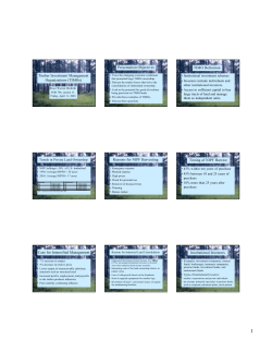 Timber Investment Management Organizations (TIMOs