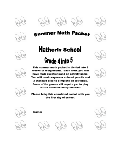 first section - Scituate Public Schools