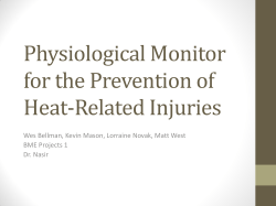 Physiological Monitor for the Prevention of Heat-Related Injuries