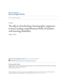 The effects of technology-based graphic organizers to teach reading
