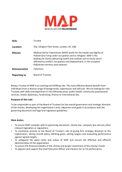 Role Location Mission Remuneration Reporting to Purpose of the role: