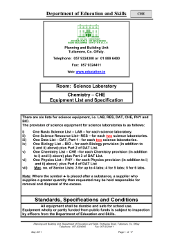 CHE - Department of Education and Skills