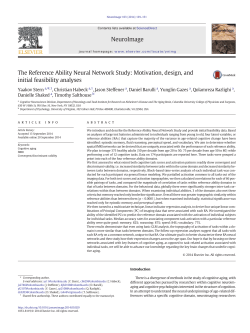 The Reference Ability Neural Network Study