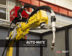 Auto-Mate Pre-Configured Robotic Cells