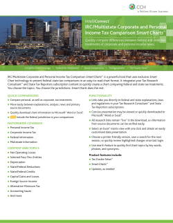 IRC/Multistate Corporate and Personal Income