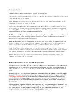 Presentation: Part One Using an elastic strip which is a linear Clock