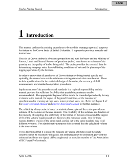 Chapter 1 - Introduction - Province of British Columbia