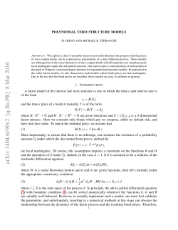 Polynomial Term Structure Models