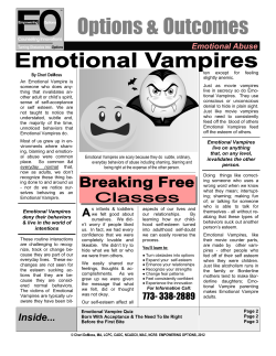 Emotional Vampires - Empowering Options