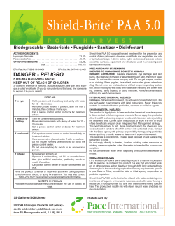 Shield-Brite&reg; PAA 5.0