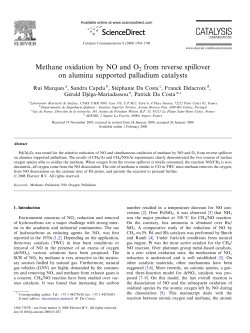 Methane oxidation by NO and O2 from reverse