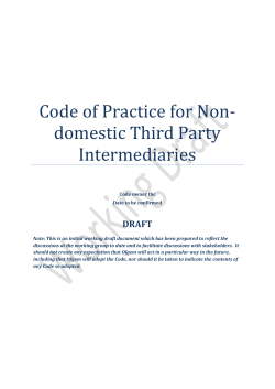 Code of Practice for Non-domestic TPIs 24-10