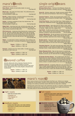 single-origin beans mara`s blends flavored coffee mara`s roasts