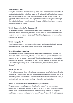 Anastasia Opara tells: &ldquo;During the Soviet Union