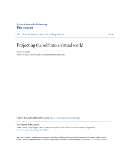 Projecting the self into a virtual world - Encompass