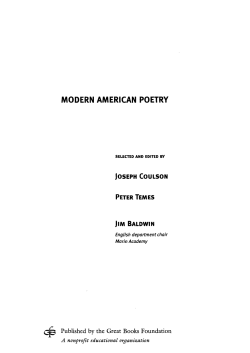 modern american poetry