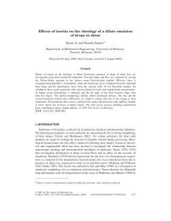 Effects of inertia on the rheology of a dilute emulsion of drops in shear