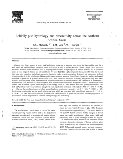 McNulty, S.G., J.M. Vose, and W.T. Swank. 1996. Loblolly pine