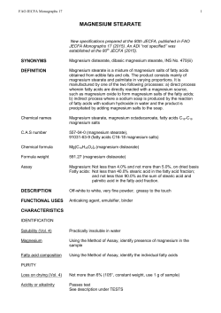MAGNESIUM STEARATE