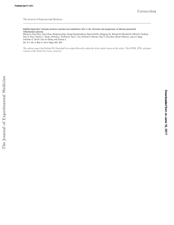 MyD88-dependent interplay between myeloid and endothelial cells