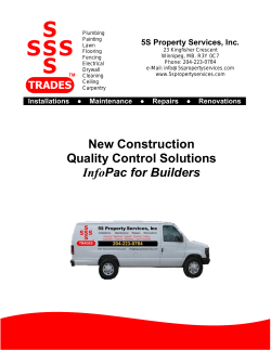Q Ne Qualit Info ew C ty Co oPac onst ontro c for B tructi ol Sol Build